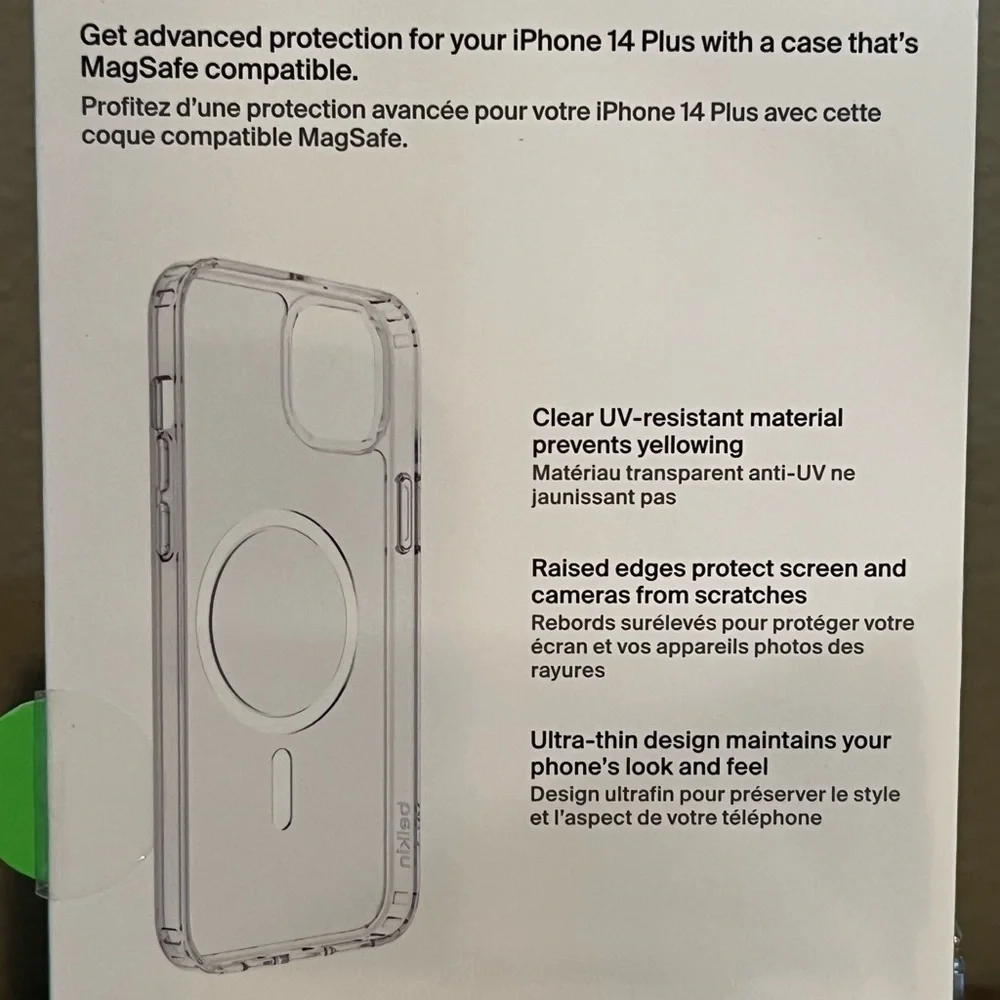 Belkin SheerForce Magnetic Protective Case, for iPhone 14 plus, new!
